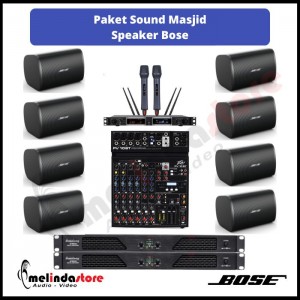 Paket Sound System Masjid Indoor Speaker Bose DM6SE | 8 Speaker